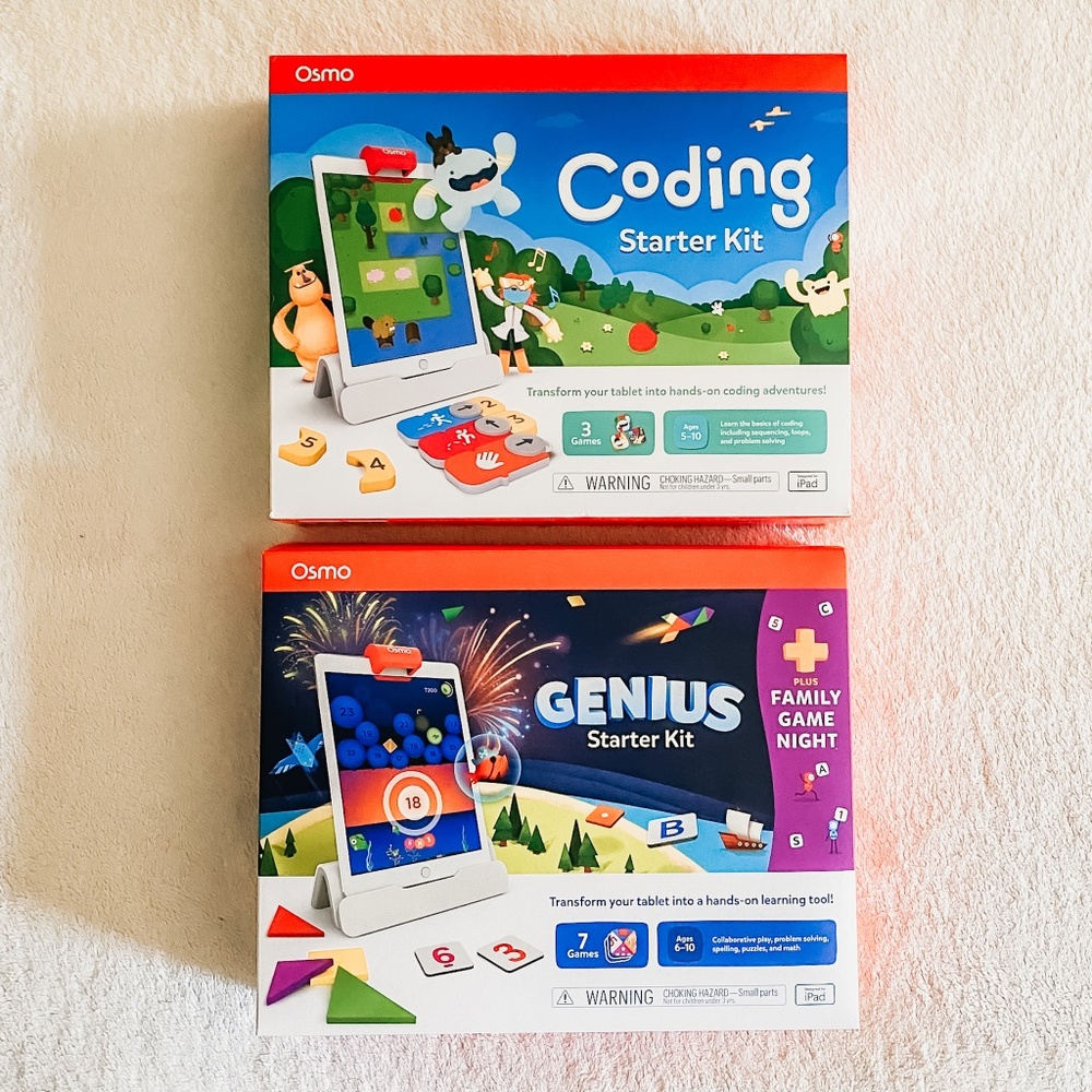OSMO Lot Genius Starter Kit for iPad AND Coding Starter Kit for iPad